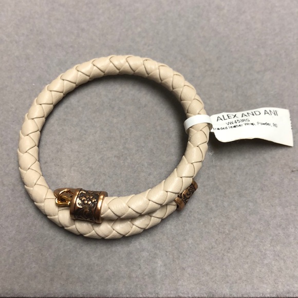 ⭐️Alex and Ani powder leather bracelet⭐️ 2 for 20 - Picture 1 of 2